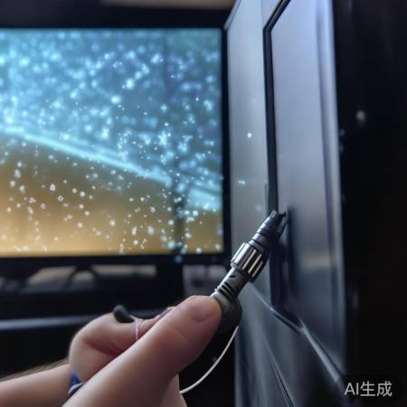 电视闪烁，检查信号线