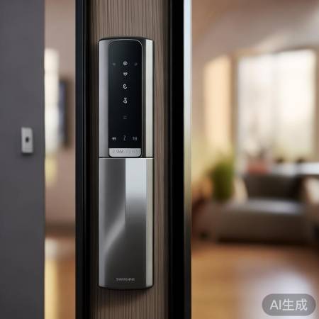 “三星智能锁芯,安全便捷升级”