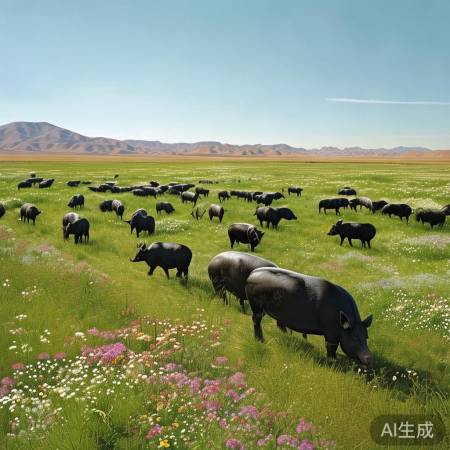 沙漠黑猪创绿色奇迹