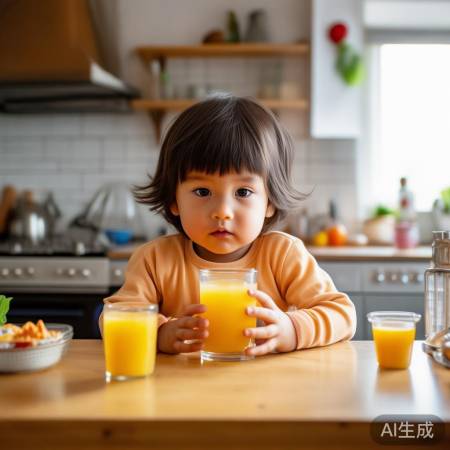 感冒补水:温水果汁电解质
