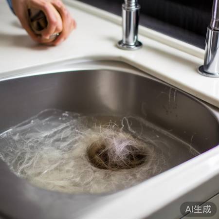 定期清理洗衣机排水接管