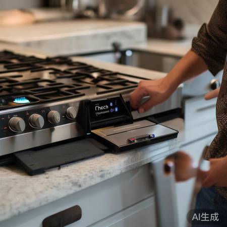 燃气灶打不着火？检查电池接触。