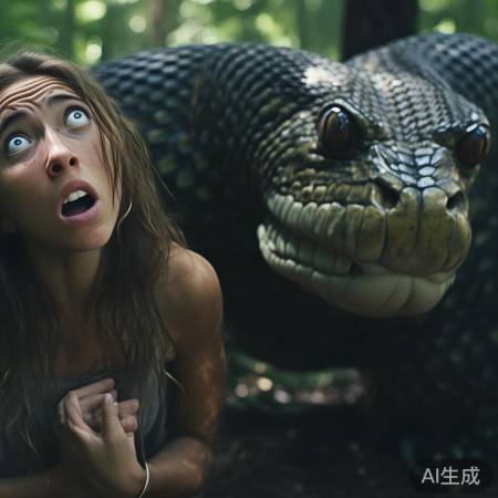 惊见碗口粗蛇，心跳骤停。