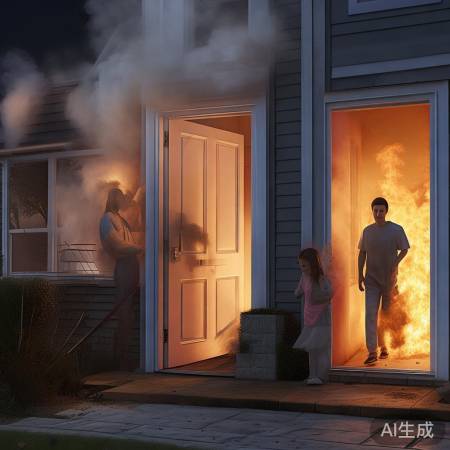 “屋里门低，逃生易”