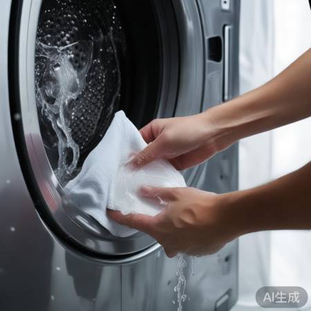 酒精轻擦去水印