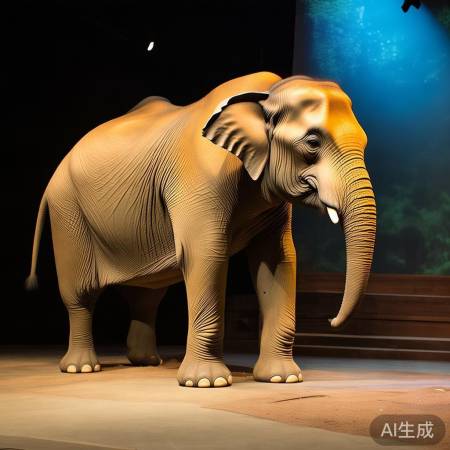 大象脚踝意外露舞台