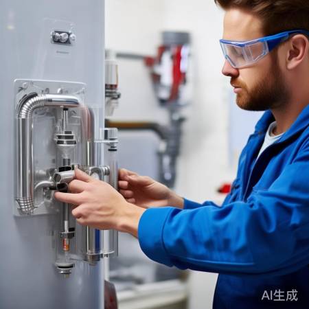 铝塑管连接热水器接口