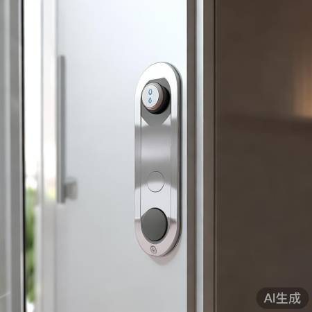 指纹锁一键反锁，出门无忧