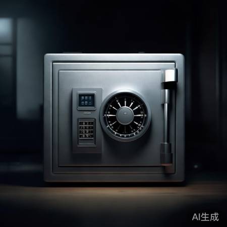 恒发保险柜密码盘在正面