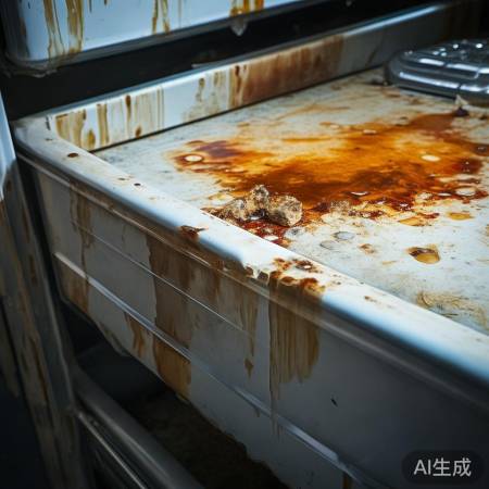 冰箱抽屉油污清理