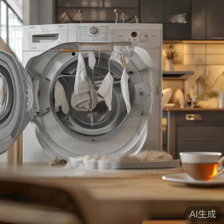 棉花娃娃洗衣机，烘干便捷