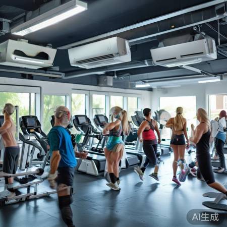 健身房空调升级，舒适健身新体验