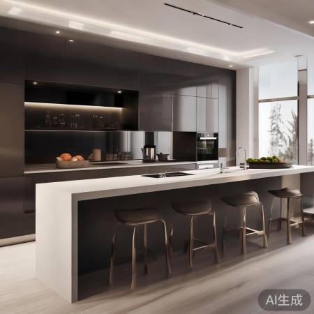 空间小，选半嵌对开门冰箱