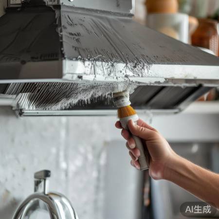 清理油烟机通风口