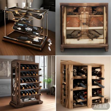 红酒架：装饰与实用兼具
