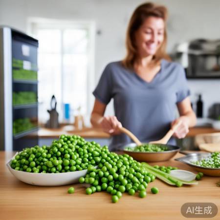 保存豌豆，新鲜常绿