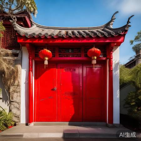 红色防盗门，吉祥好运门