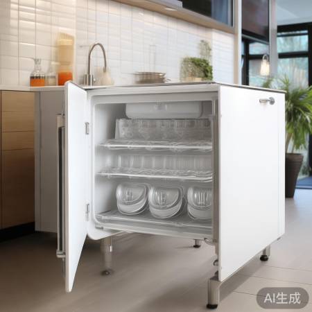 立式消毒柜解放双手，保障餐具卫