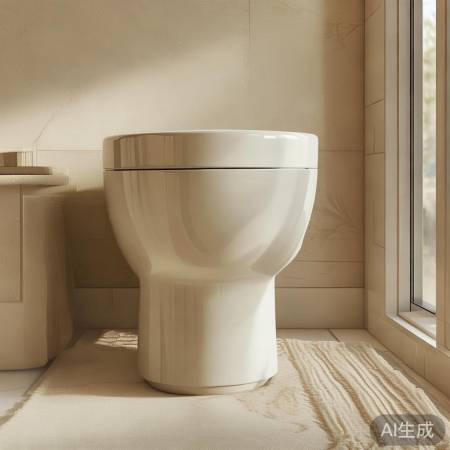 米色马桶，温馨宽敞