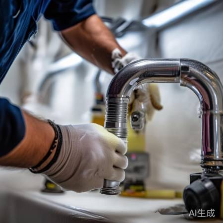 “涂抹密封胶带旋紧接口”