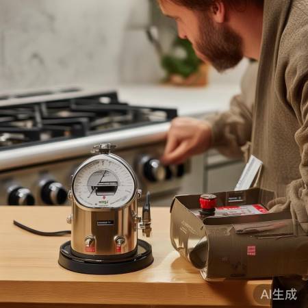 燃气灶打不着火，检查气源压力。