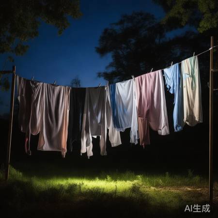 夜间晒衣易滋生细菌