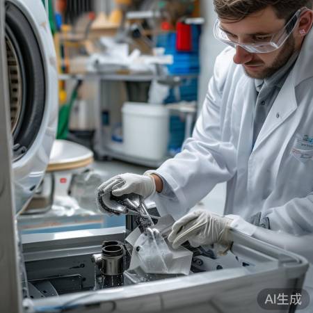 清洁洗衣机进水阀