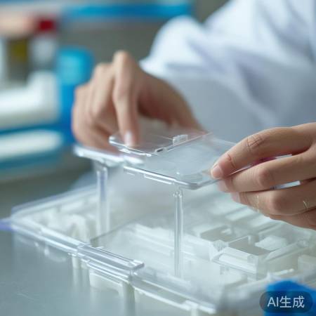 提取抗原条与采样棒