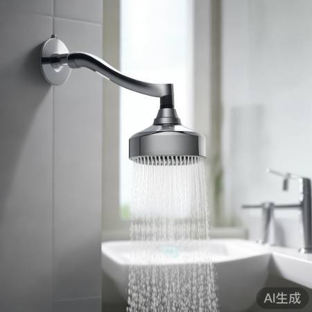 节能淋浴头安装完成