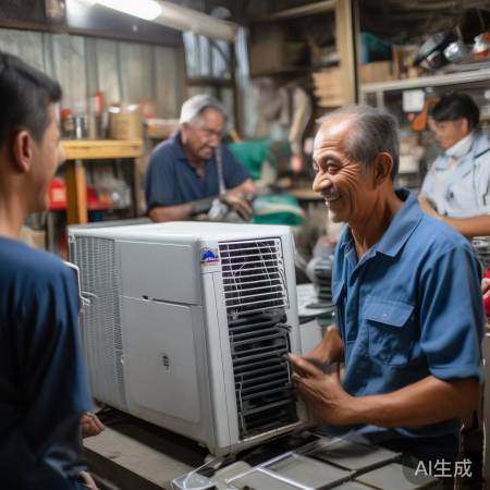 XX空调安装队，口碑好，性价比
