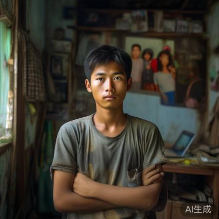 “20岁少年肩负全家重担”