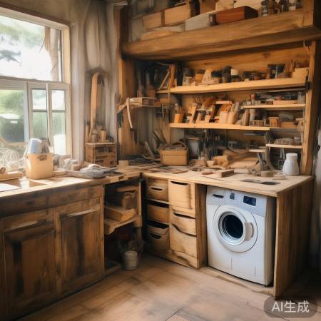 洗衣机变木工房改造