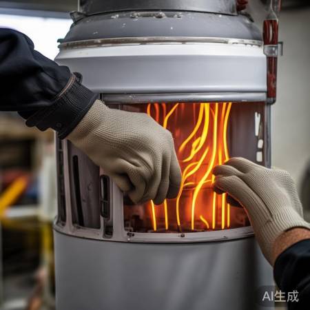 “更换加热棒前，确保冷却”