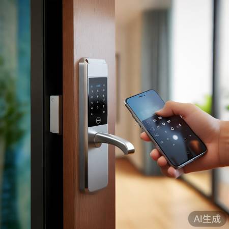 智能锁：电子锁，安全方便，解锁