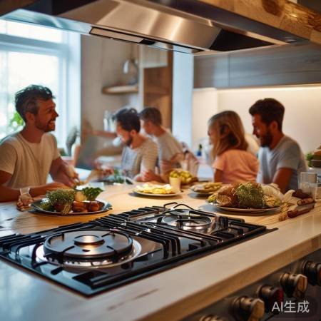 集成灶三灶眼燃气分享结束