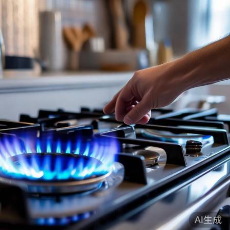 燃气灶风门调适中