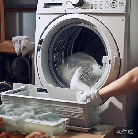 消毒洗衣机小窍门：清洗滤网，防