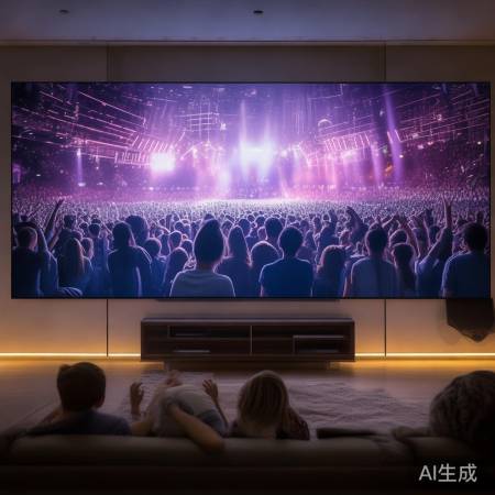 大屏电视，观影盛宴