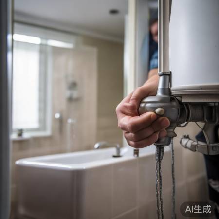 检查热水器牢固性