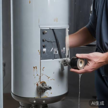 检查热水器接口，防渗水处理