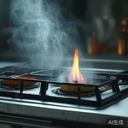 燃气灶胶皮味源于废气硫化物分解