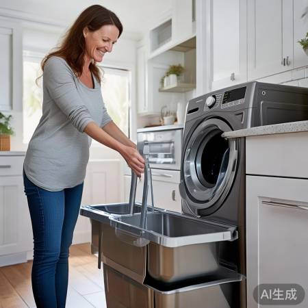 可调节水槽智能洗衣机，懒人福音