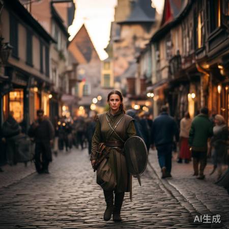 女侍卫巡街，期待留言