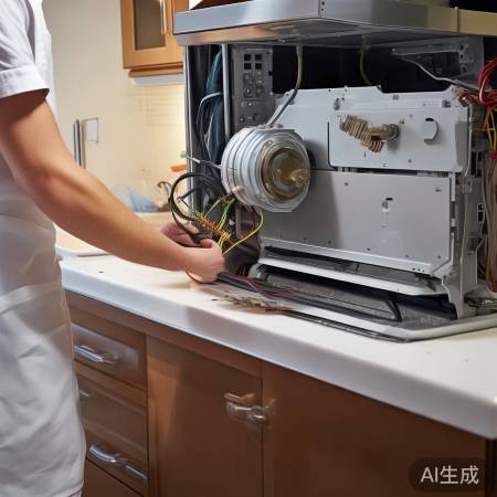 检查抽油烟机接线