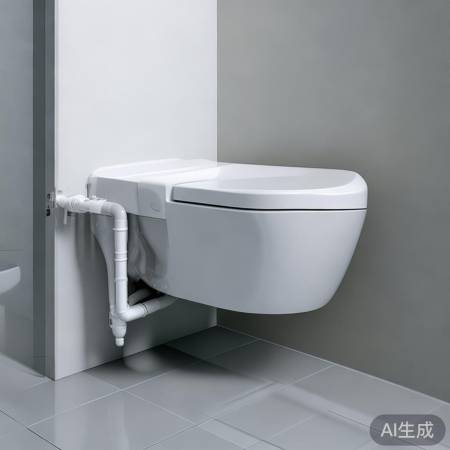 智能壁挂马桶，水电布局巧解决