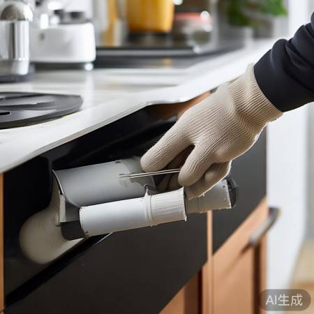 检查烟道，清理异物