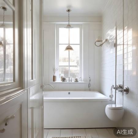 简约风格卫生间，明亮宽敞