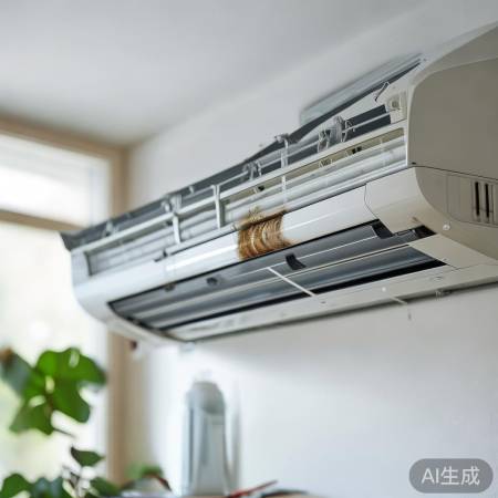 空调需定期清洗，保健康。