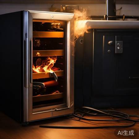 红酒柜电源问题，易发热
