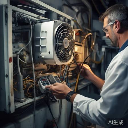 压缩机故障，需检查更换